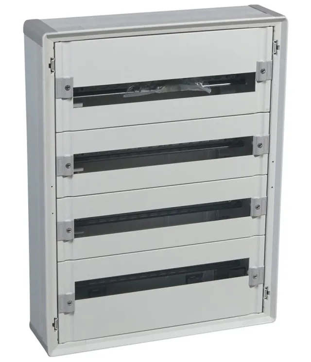 Coffret distribution isolant XL³160 tout modulaire 4 rangées – 96 modules — Legrand — 401804