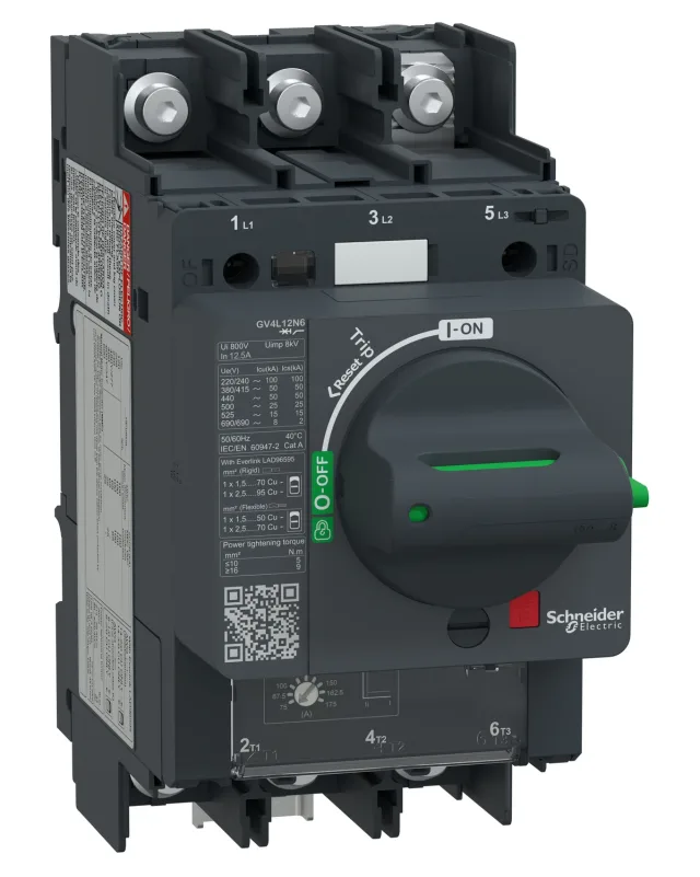 Disjoncteur moteur TeSys GV4L12N6 — 12,5 A