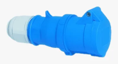 IP44 2P+E 32 A trailing socket with cable gland