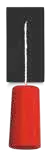 NERA 43 black pull-cord push-button — SOMEF 432017