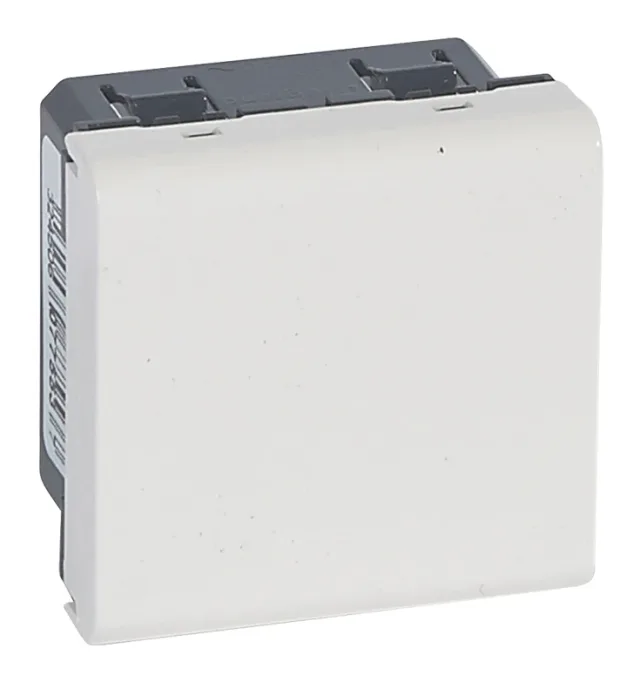 Dérivateur 20A Mosaic 2 modules avec 3 bornes pour faciliter la dérivation – blanc — Legrand