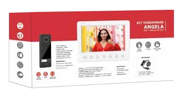 ANGELA X1 video-intercom kit with Lotus entrance panel — SOMEF