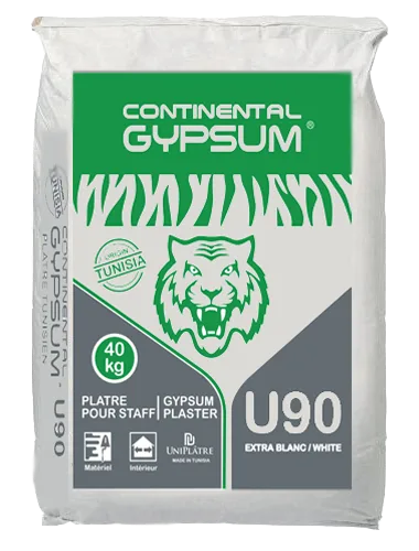 CONTINENTAL GYPSUM U90 plaster – UNIPLATRE, 40 kg bag