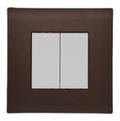 Plaque de finition LINA bronze — SOMEF 43PL32BRO