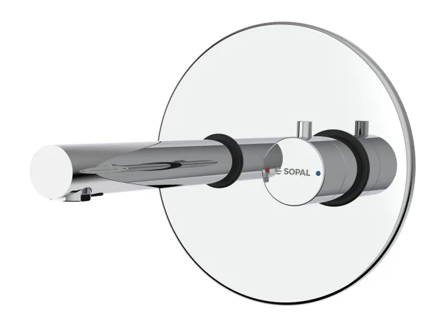 Wall-mounted electronic mixer mains-powered Maktaris — SOPAL 06EUA04