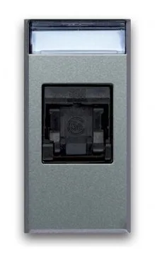Data socket 8 contacts RJ45 CAT 6A UTP ALLUMIA 44 — SOMEF 443029C6A