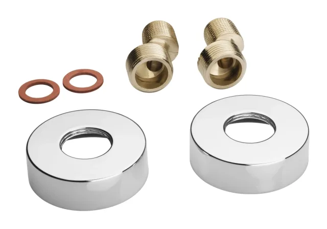 Cylindrical escutcheon and eccentric connector assembly — SOPAL 08DYA00