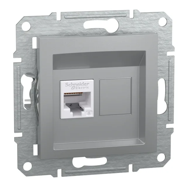 Prise RJ45 Asfora EPH4700161 — aluminium