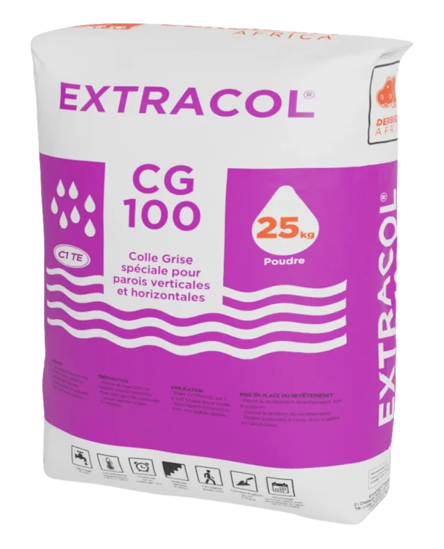 EXTRACOL CG 100 C1TE — mortier-colle gris
