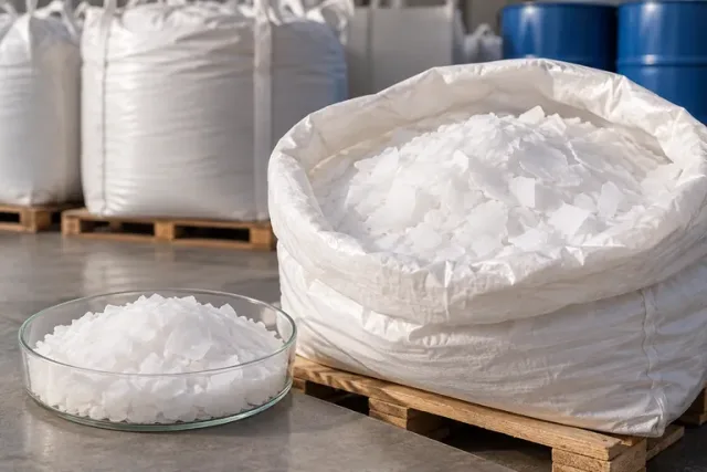 Range selection: Caustic soda