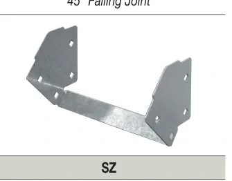 45° falling joint