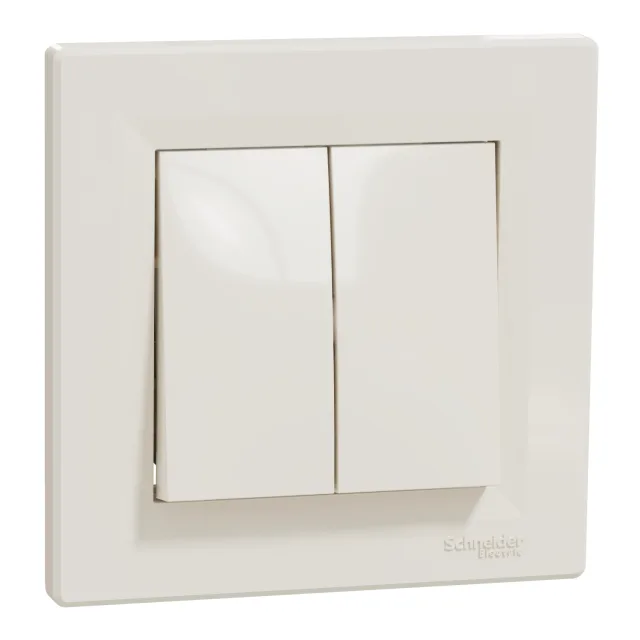 Double va-et-vient Asfora EPH0600123 — crème