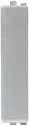 STIEL ALPHA half blanking module silver