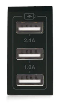USB charger triple NERA 43 — SOMEF 432084USB