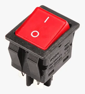 Large rocker switch – 20 A 250 VAC / 16 A 125 VAC