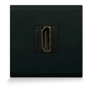 Socket HDMI 2 modules NERA 43 — SOMEF 432042/2