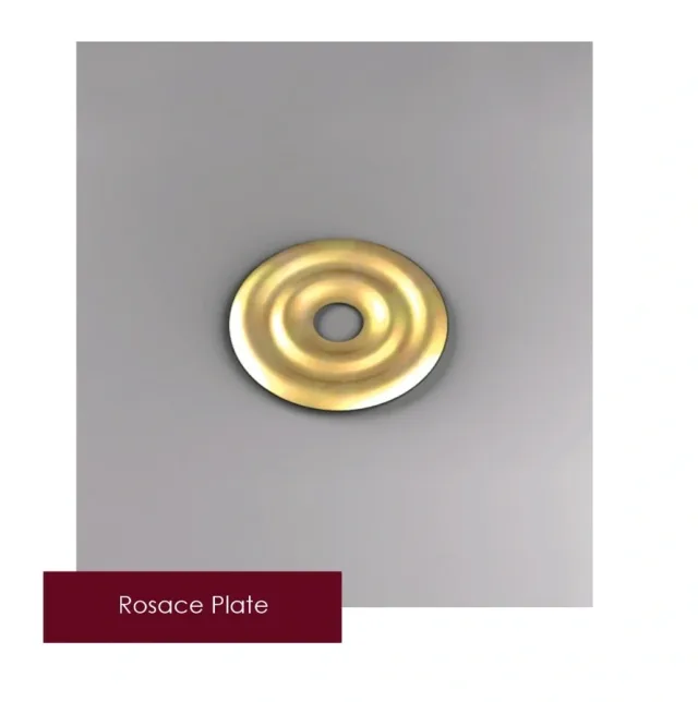 Flat fixing rose