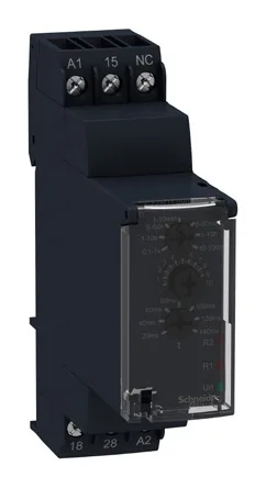 Modular timing relay RE22R1QMU — 24 V DC / 24…240 V AC