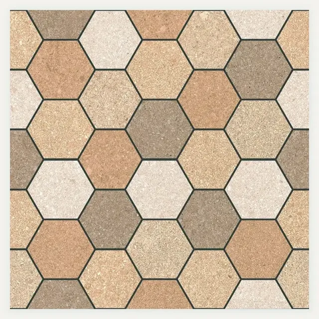 Tomette 46 × 46 cm — Tanit Ceramic