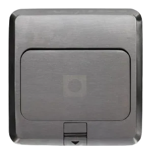 Floor box square 3 modules soft popup — SOMEF FLS-ZN-1L