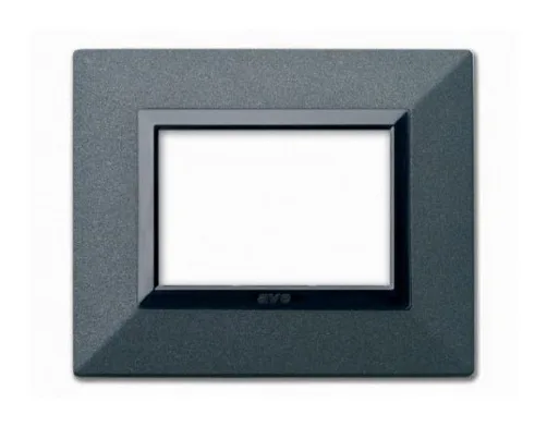 Plate ZAMA 44 rectangular graphite 3 modules — SOMEF 44P93GF