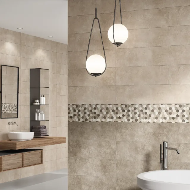 Concrete 22 × 66 cm — Wall tile