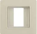 Porte-module étanche encastré carré IP55 ivoire STIEL ALPHA