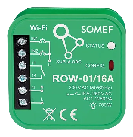 Gestion d&rsquo;éclairage à un circuit — ZAMEL ROW-01/16A