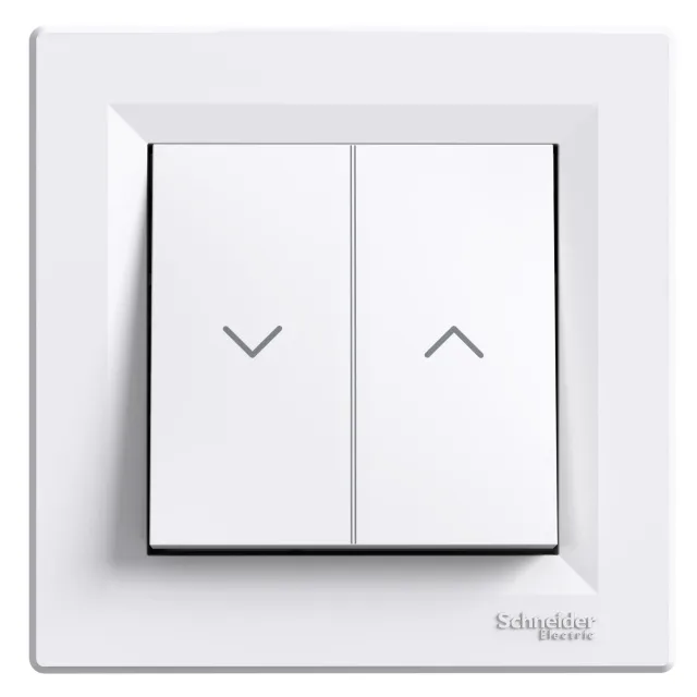 Asfora EPH1300321 roller blind push button — white