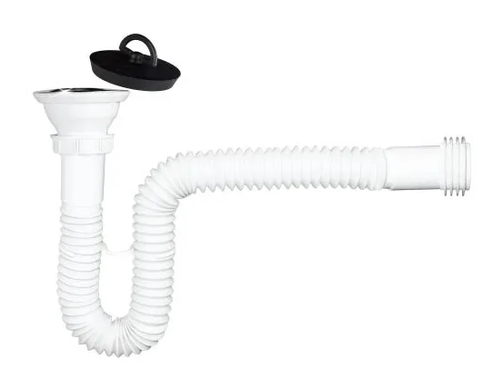 Sink waste kit flexible Ø40 with ring+seal — EJIM JCU3038
