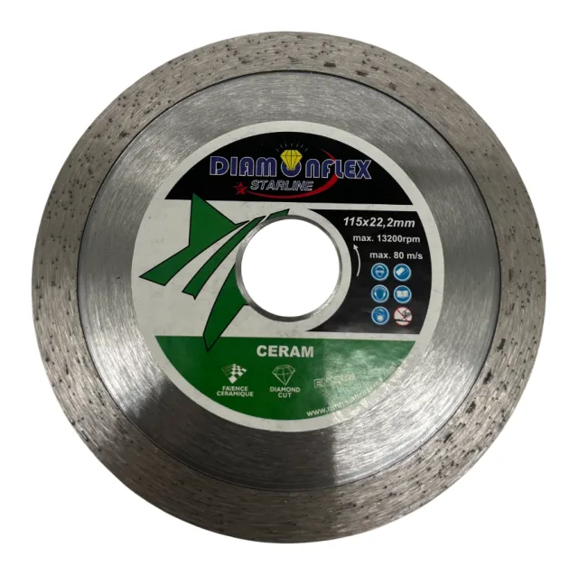 Diamonflex Starline Ceram diamond blade — 115×22.2