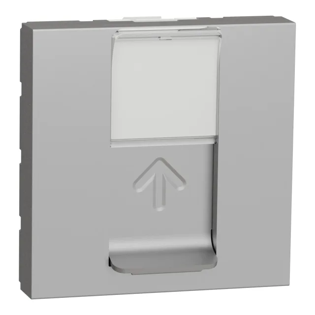New Unica NU344930 rj45 cat.6a ftp data socket — aluminium