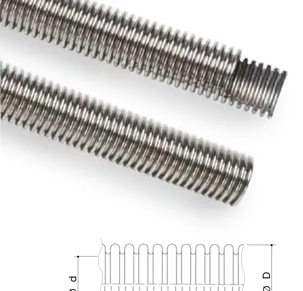 Pliable conduit — Continuous in AISI 316L stainless steel 607xx