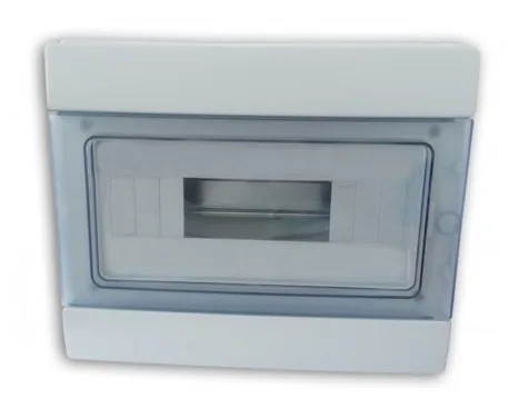 Plastic enclosure surface-mounted 8-12 modules weatherproof IP65 — SOMEF IP65/12