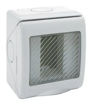 Boite etanche apparente IP55 1 module S45 blanc — SOMEF 45ST01BB