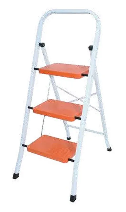 Escabeau en acier marches larges — 700470