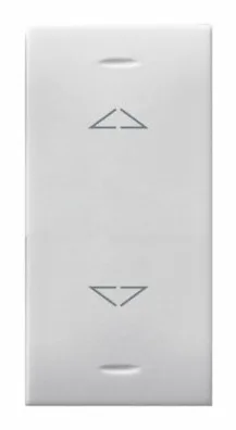 Selector switch with push-button double-pole for roller shutter DOMUS 44 — SOMEF 441054BS