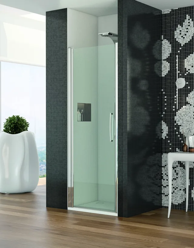 Shower enclosure Rio recess one hinged door — SOPAL