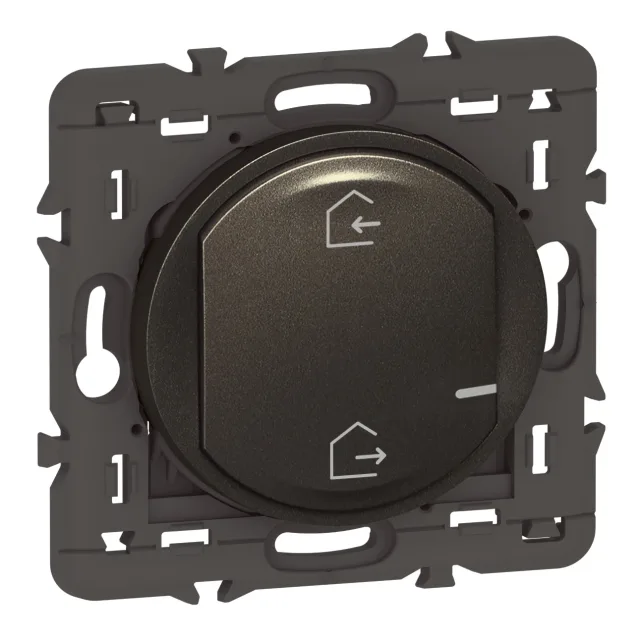 Commande sans fils 2 scénarios Départ/Arrivée pour installation connectée Céliane with Netatmo - graphite sans plaque — Legrand