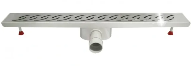 Caniveau de douche à l'italienne inox L76 Mistrale 316L EJIM JSB1019