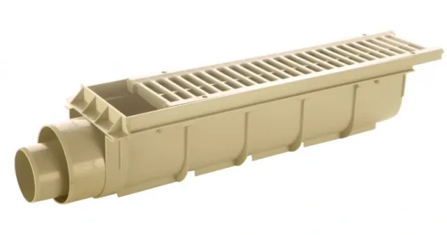 Caniveau de garage 130/500 beige — EJIM JCA4014