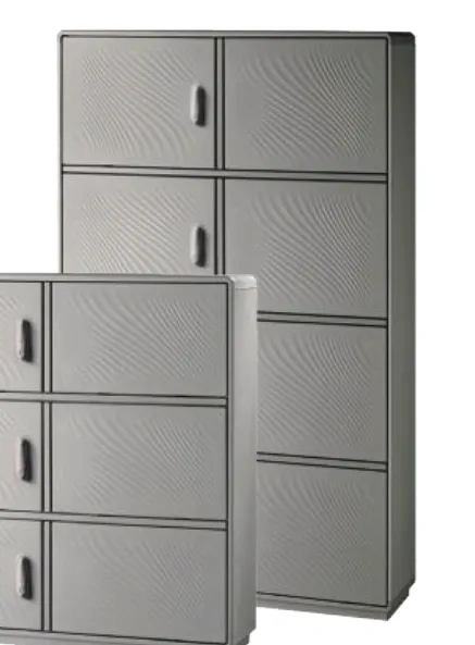Outdoor enclosure Grafi 12 width 1150mm — Double door 3 compartments