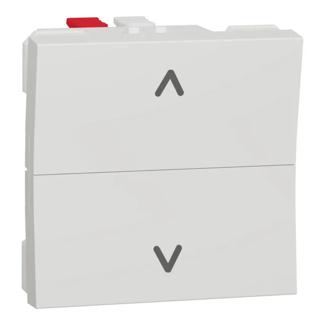 Bouton-poussoir pour volet roulant New Unica NU320718 — blanc