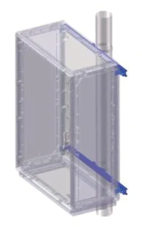 Accessories and spare parts Grafi 9 Larghezza 910 mm — interface brackets for fixing Grafi enclosures on CV series frame