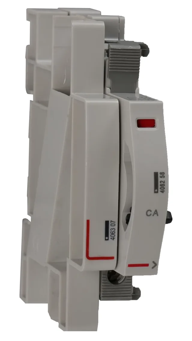 Legrand auxiliary contact — 8.9 modules, IP20, Grey — 092821
