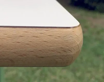 STRAMIFLEX beech-lipped table top — STRAMIFLEX
