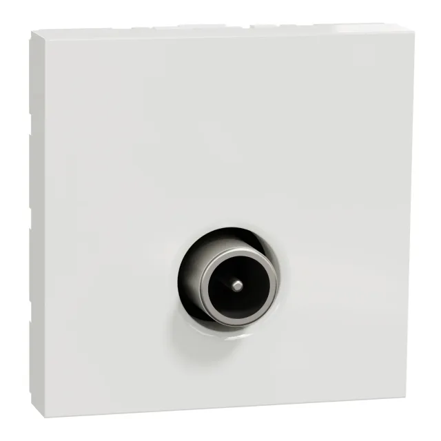 New Unica NU346218 tv socket — white
