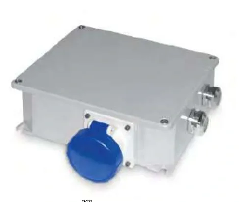 Boxes for tunnels — aluminium alloy – single pole cables