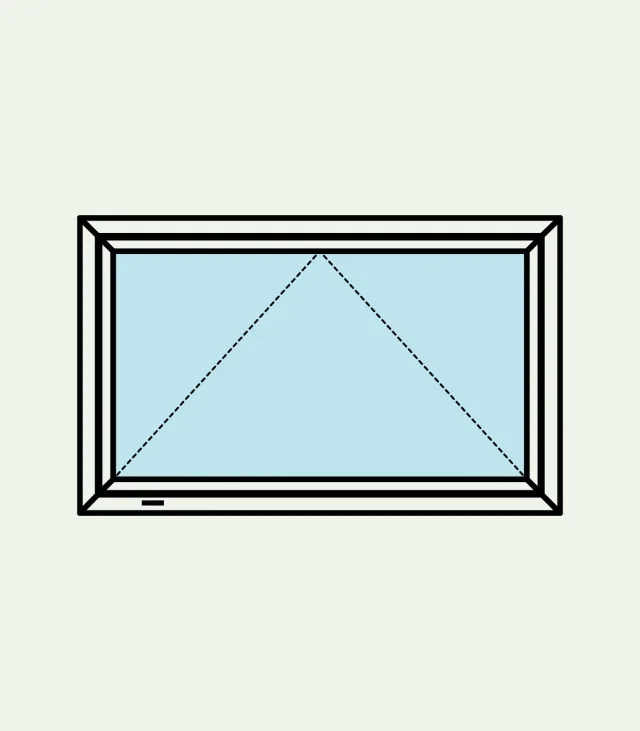 Fenêtre aluminium à soufflet