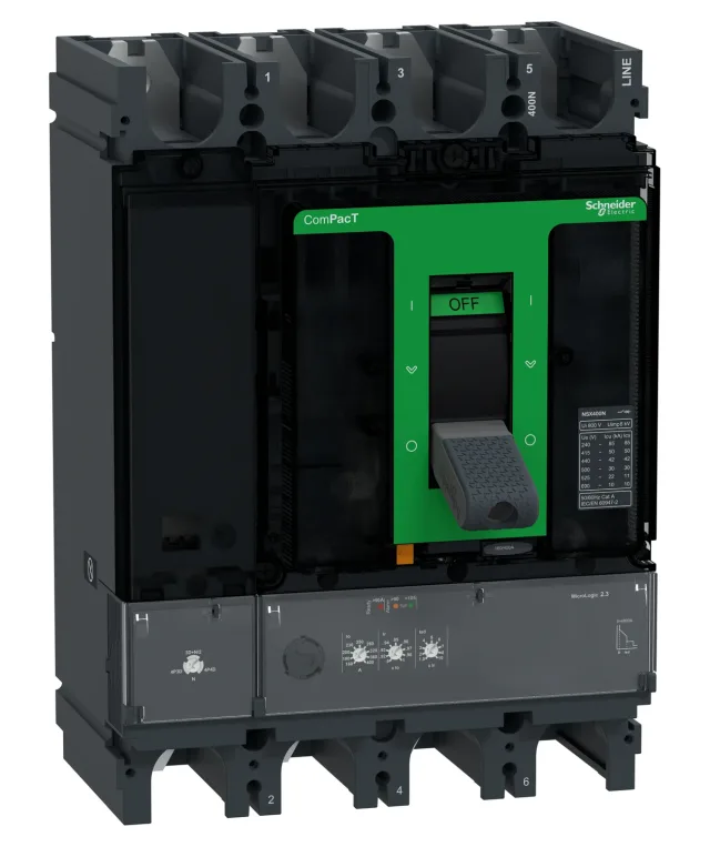 Disjoncteur ComPacT NSX C40N42D400 — 4P, 400 A, MicroLogic 2.3